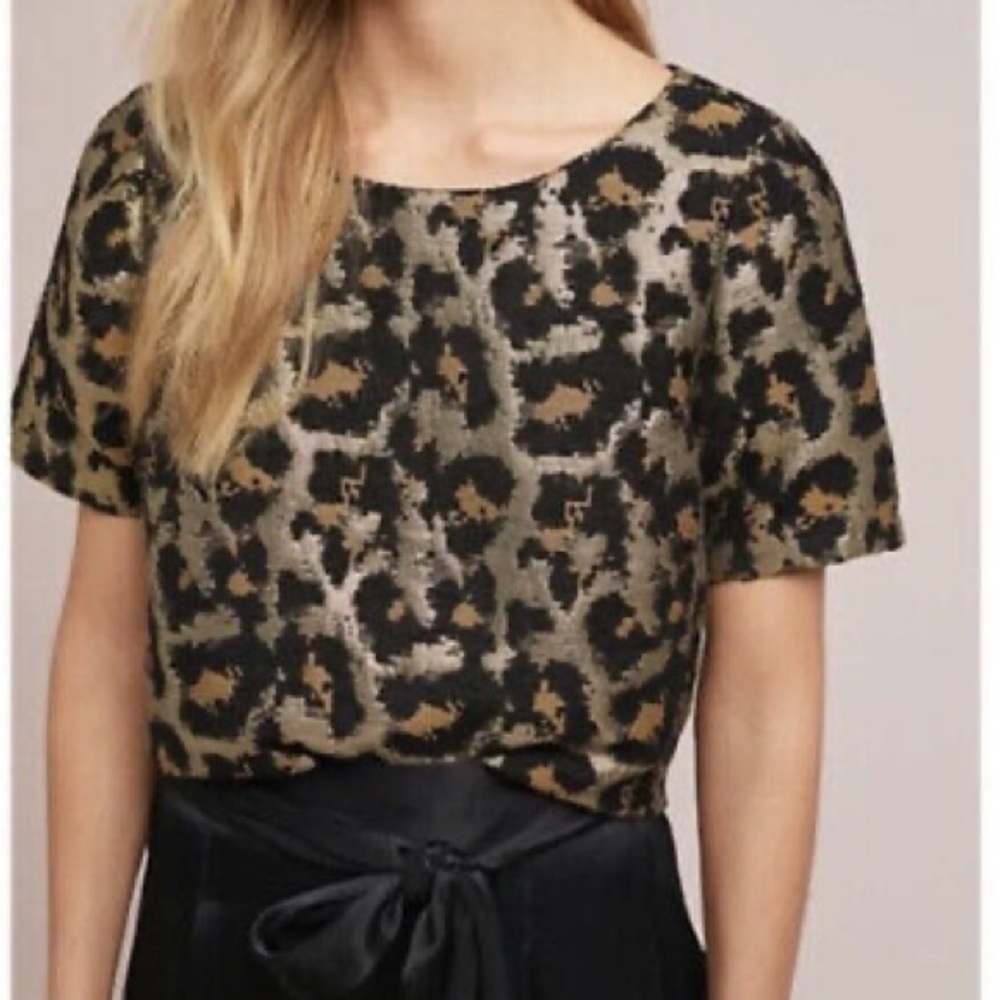 Leopard Print Women's Top